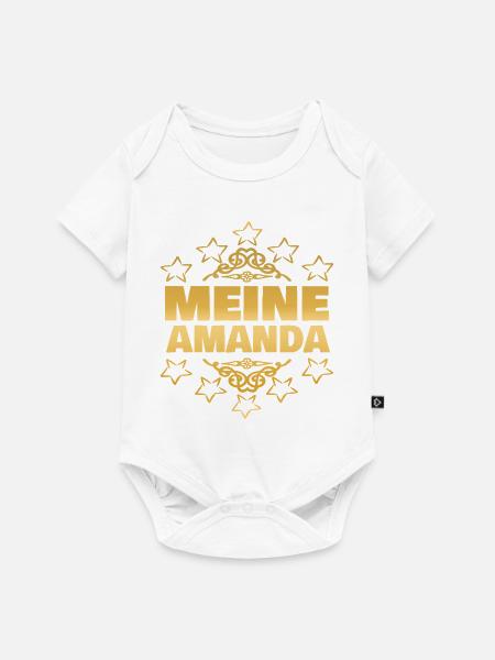 Amanda als Ehefrau - Baby Premium Kurzarmbody - Weiß