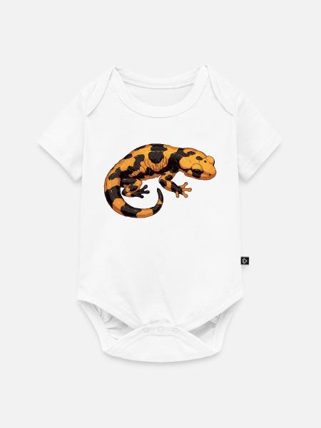 Feuersalamander Salamander - Baby Premium Kurzarmbody - Weiß