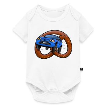 Les bretzels à roulettes - Body à manches courtes Premium Bébé - blanc - Devant