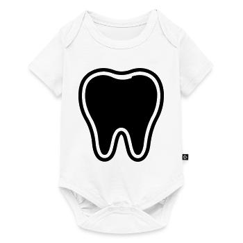 Tooth Symbol - Baby Premium short-sleeve bodysuit - white - Front