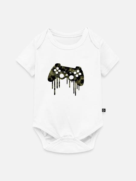 Gamer  - Baby Premium Kurzarmbody - Weiß