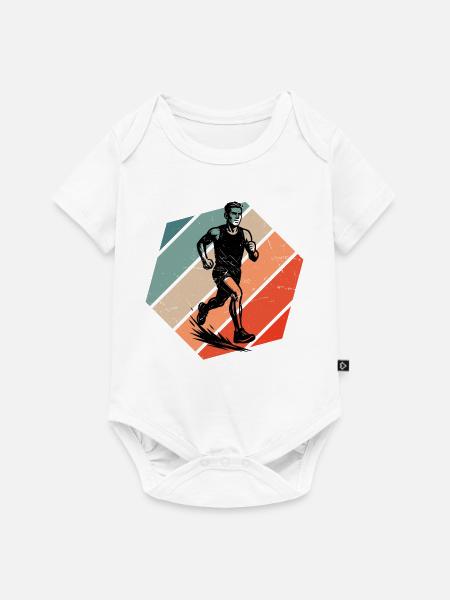 Tolles Rennen Geschenk für Rennen - Baby Premium Kurzarmbody - Weiß