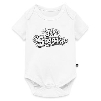 Ja Saggara - Body à manches courtes Premium Bébé - blanc - Devant