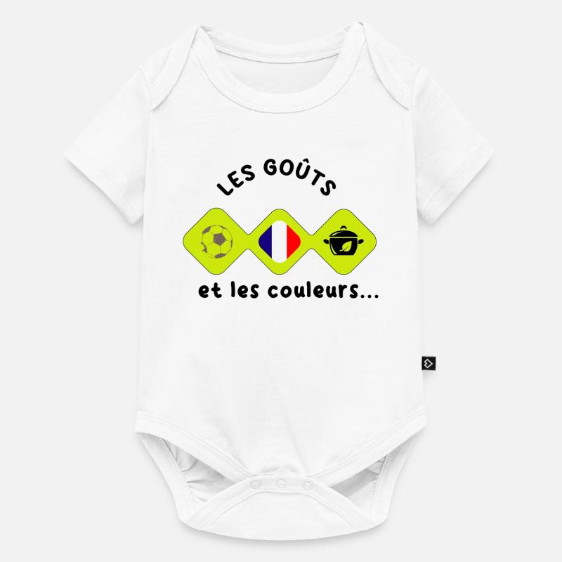Les_gouts_et_les_couleurs... - Body à manches courtes Premium Bébé - blanc