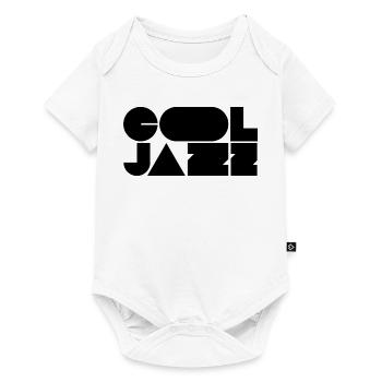 Logo jazz audacieux et cool - Body à manches courtes Premium Bébé - blanc - Devant