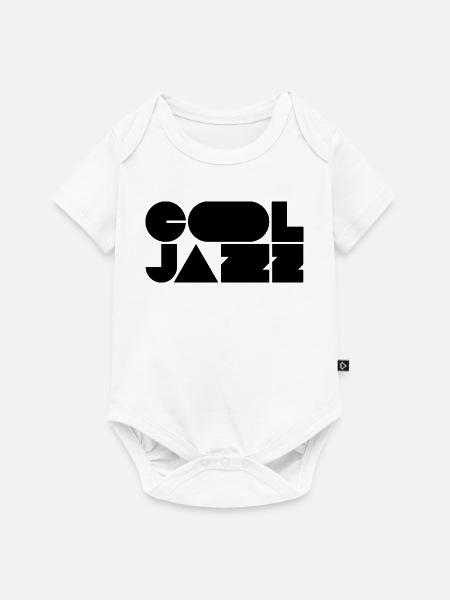 Kühnes, cooles Jazz-Logo-Design - Baby Premium Kurzarmbody - Weiß