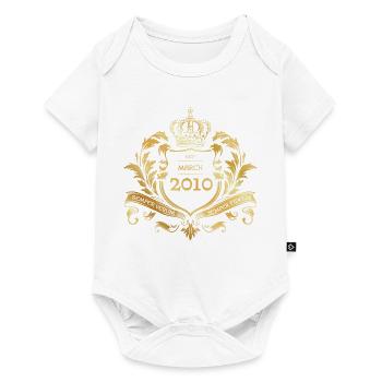 16. Geburtstag Semper Verum - Established 03/2010 - Baby Premium Kurzarmbody - Weiß - Vorne