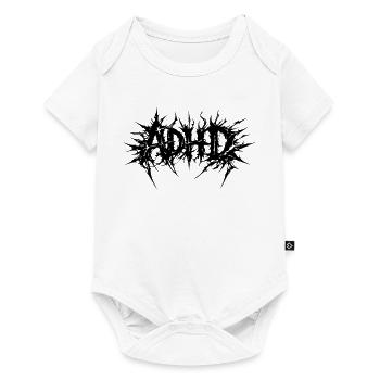 adhd_kaos - Baby Premium Kurzarmbody - Weiß - Vorne