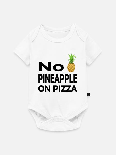 Pizza - Baby Premium Kurzarmbody - Weiß