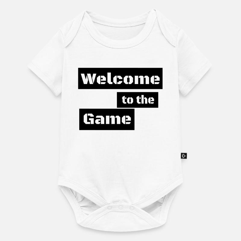 BIENVENUE DANS LE JEU - Body à manches courtes Premium Bébé - blanc
