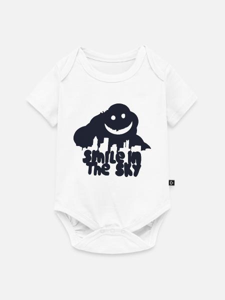 Smile in the sky - Baby Premium Kurzarmbody - Weiß
