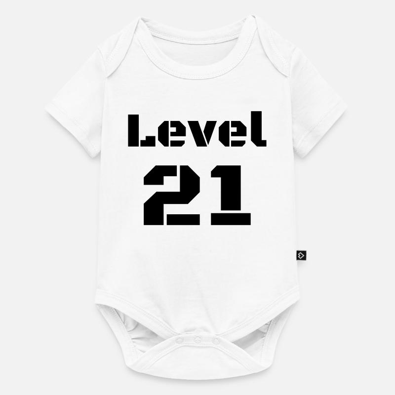 Niveau 21 - Body à manches courtes Premium Bébé - blanc