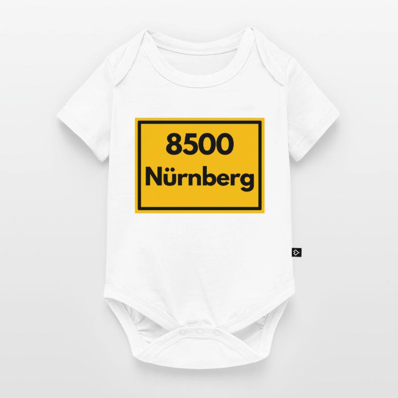 OLD POSTCODE POSTCODE RETRO 8500 NÜRNBERG FRANKEN Baby Premium short-sleeve bodysuit