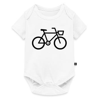 Profil de l’icône vélo Fahrrad - Body à manches courtes Premium Bébé - blanc - Devant