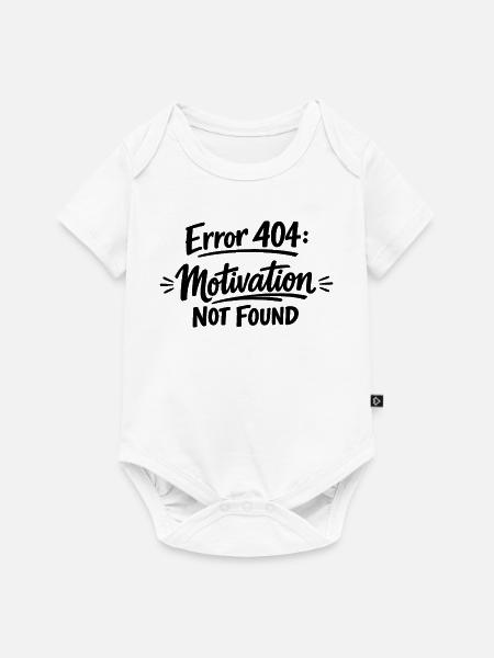 404 Motivation not found. - Baby Premium Kurzarmbody - Weiß