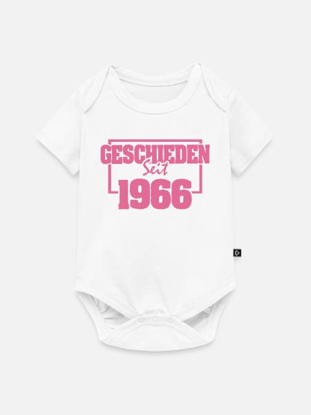 Single 1966 - Baby Premium Kurzarmbody - Weiß