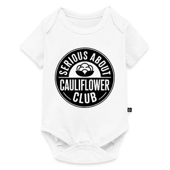 Blumenkohl serious about cauliflowers - Baby Premium Kurzarmbody - Weiß - Vorne