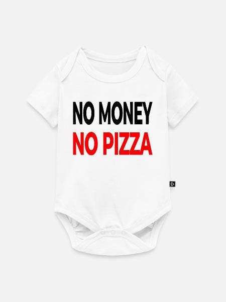 Pizza - Baby Premium Kurzarmbody - Weiß