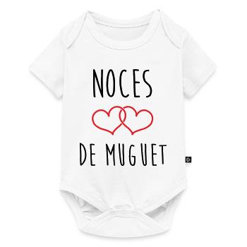 Lily of the Valley Wedding 13 years of marriage - Baby Premium short-sleeve bodysuit - white - Front