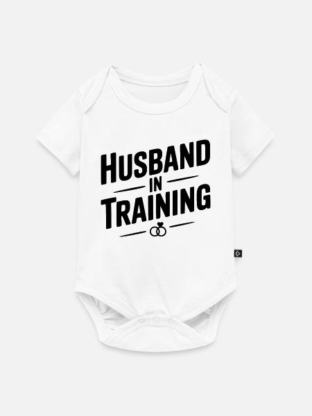 Ehemann in Ausbildung - Baby Premium Kurzarmbody - Weiß