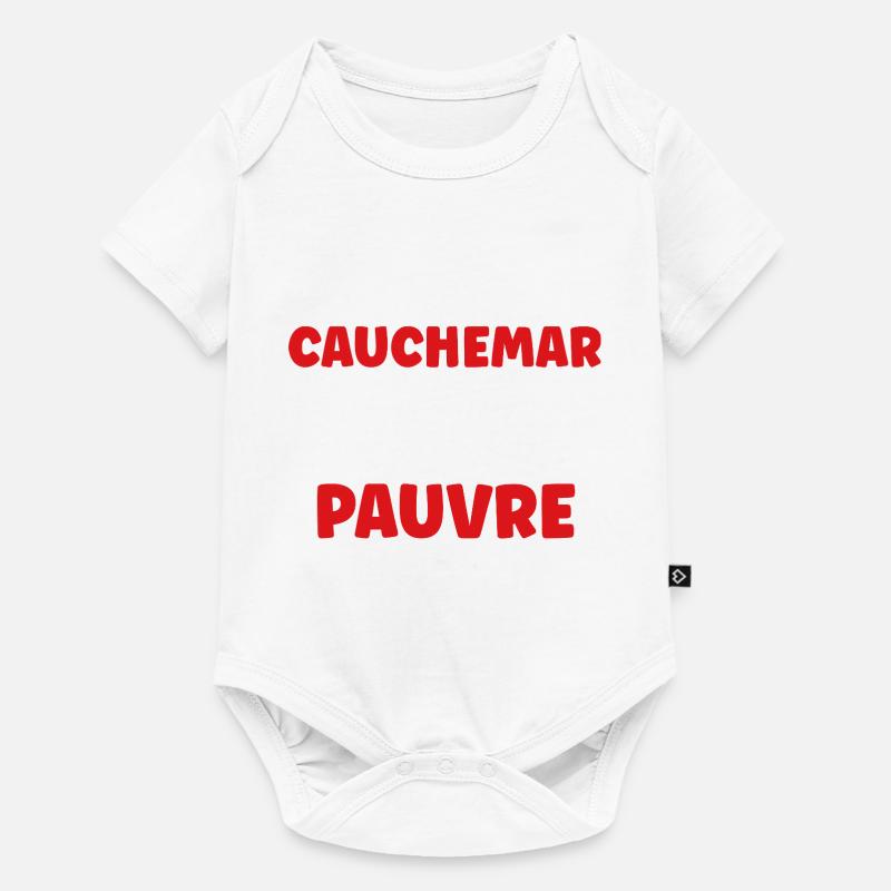 pauvre - Body à manches courtes Premium Bébé - blanc
