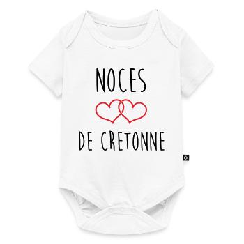 Cretonne wedding 19 years of love - Baby Premium short-sleeve bodysuit - white - Front