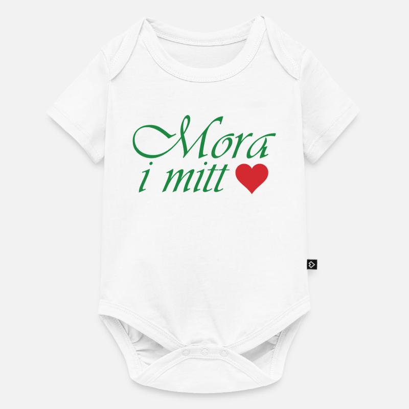 Mora dans mon cœur - Body à manches courtes Premium Bébé - blanc