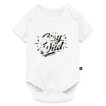 Restez en liberté - Body à manches courtes Premium Bébé - blanc - Devant