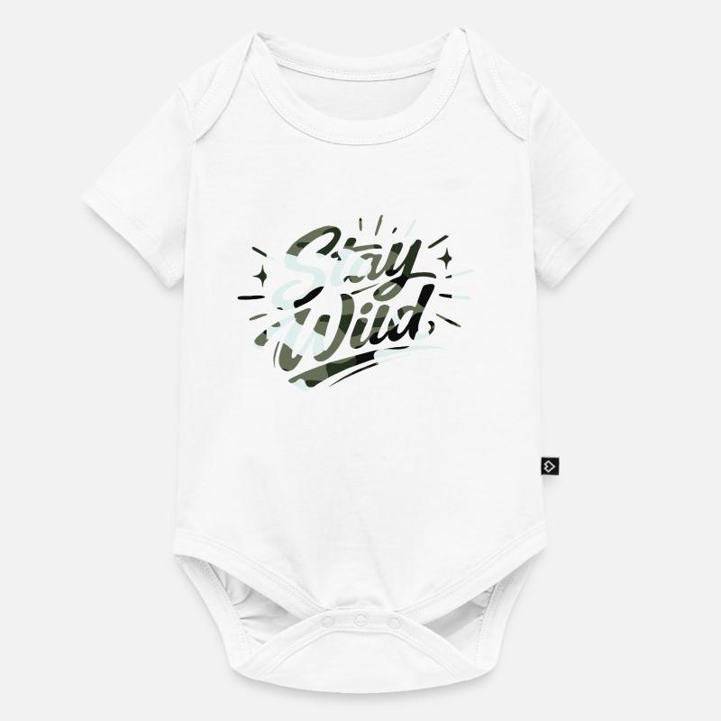 Restez en liberté - Body à manches courtes Premium Bébé - blanc