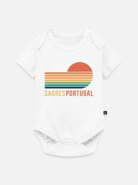 Sagres Portugal - Baby Premium Kurzarmbody - Weiß