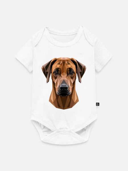 Rhodesian Ridgeback Jagdhund Hunde Stolz Ridgeback - Baby Premium Kurzarmbody - Weiß