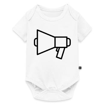 Megaphone Speaker Protest - Baby Premium short-sleeve bodysuit - white - Front