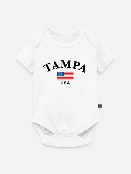 Tampa, USA - Baby Premium Kurzarmbody - Weiß