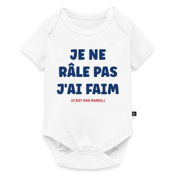 I don't complain, I'm hungry - Baby Premium short-sleeve bodysuit - white - Front
