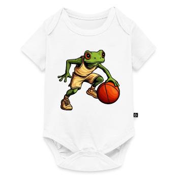 Basketball Frog - Baby Premium short-sleeve bodysuit - white - Front