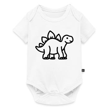 stegosaurus - Baby Premium short-sleeve bodysuit - white - Front