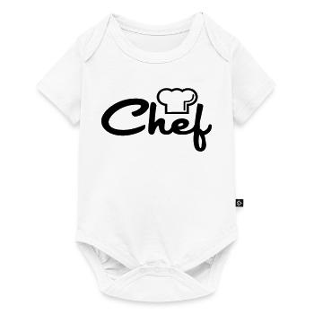 Chef de cuisine - Body à manches courtes Premium Bébé - blanc - Devant