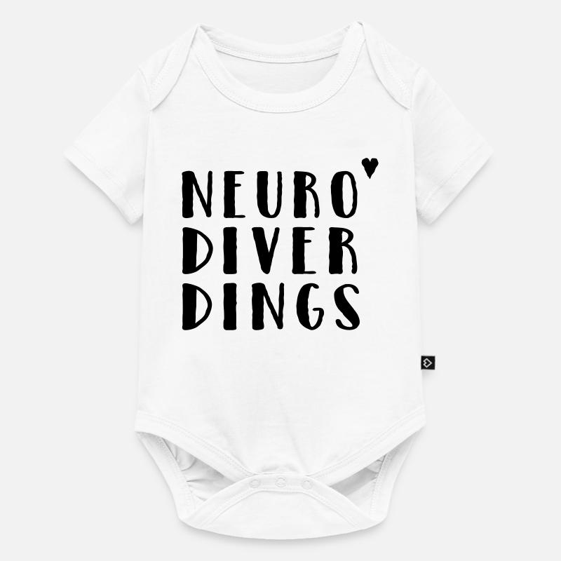 Neurodiverdings - Baby Premium Kurzarmbody - Weiß