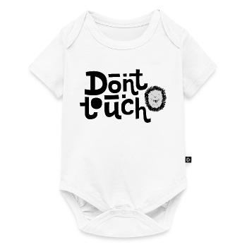 Don't touch a cute hedgehog - Baby Premium short-sleeve bodysuit - white - Front