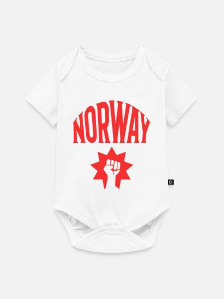 Norway - Baby Premium Kurzarmbody - Weiß