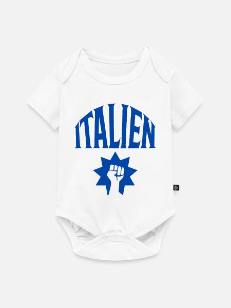 Italien - Baby Premium Kurzarmbody - Weiß