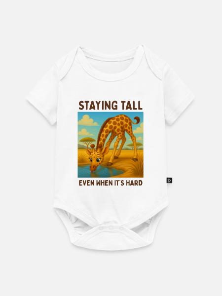 Lustige Zitate - Baby Premium Kurzarmbody - Weiß