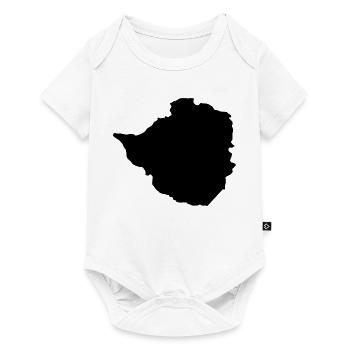 Map of Zimbabwe - Baby Premium short-sleeve bodysuit - white - Front