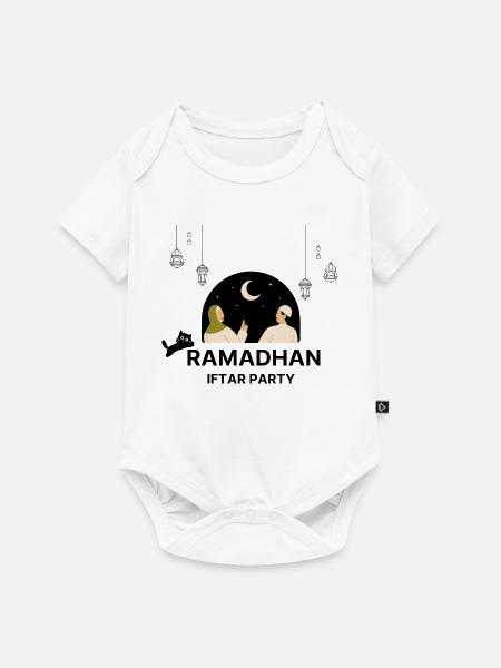 Ramadan-Iftar-Partei - Baby Premium Kurzarmbody - Weiß