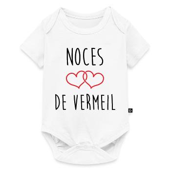 Vermeil wedding 45 years of marriage - Baby Premium short-sleeve bodysuit - white - Front