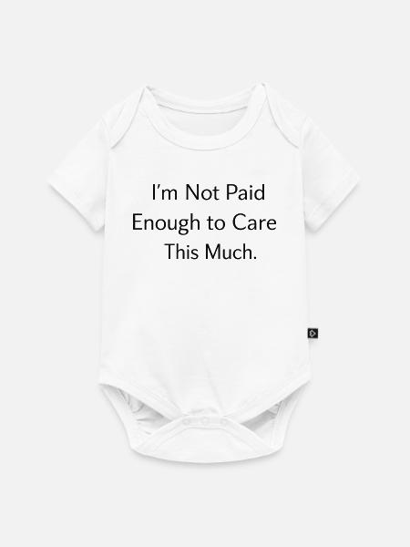 Ist mir egal Statement - Baby Premium Kurzarmbody - Weiß