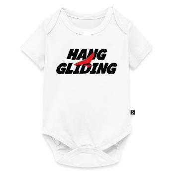 Intense Red Hang Gliding Graphic - Baby Premium short-sleeve bodysuit - white - Front