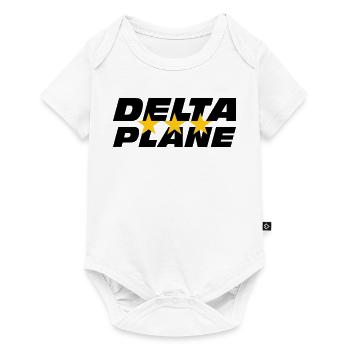 Logo Delta Plane Étoiles d'Excellence - Body à manches courtes Premium Bébé - blanc - Devant