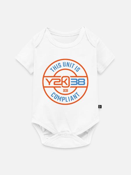 This Unit Y2K38 Compliant - Baby Premium Kurzarmbody - Weiß