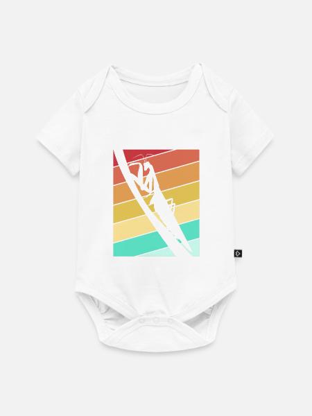 Mantis Gottesanbeter Gottesanbeterin - Baby Premium Kurzarmbody - Weiß